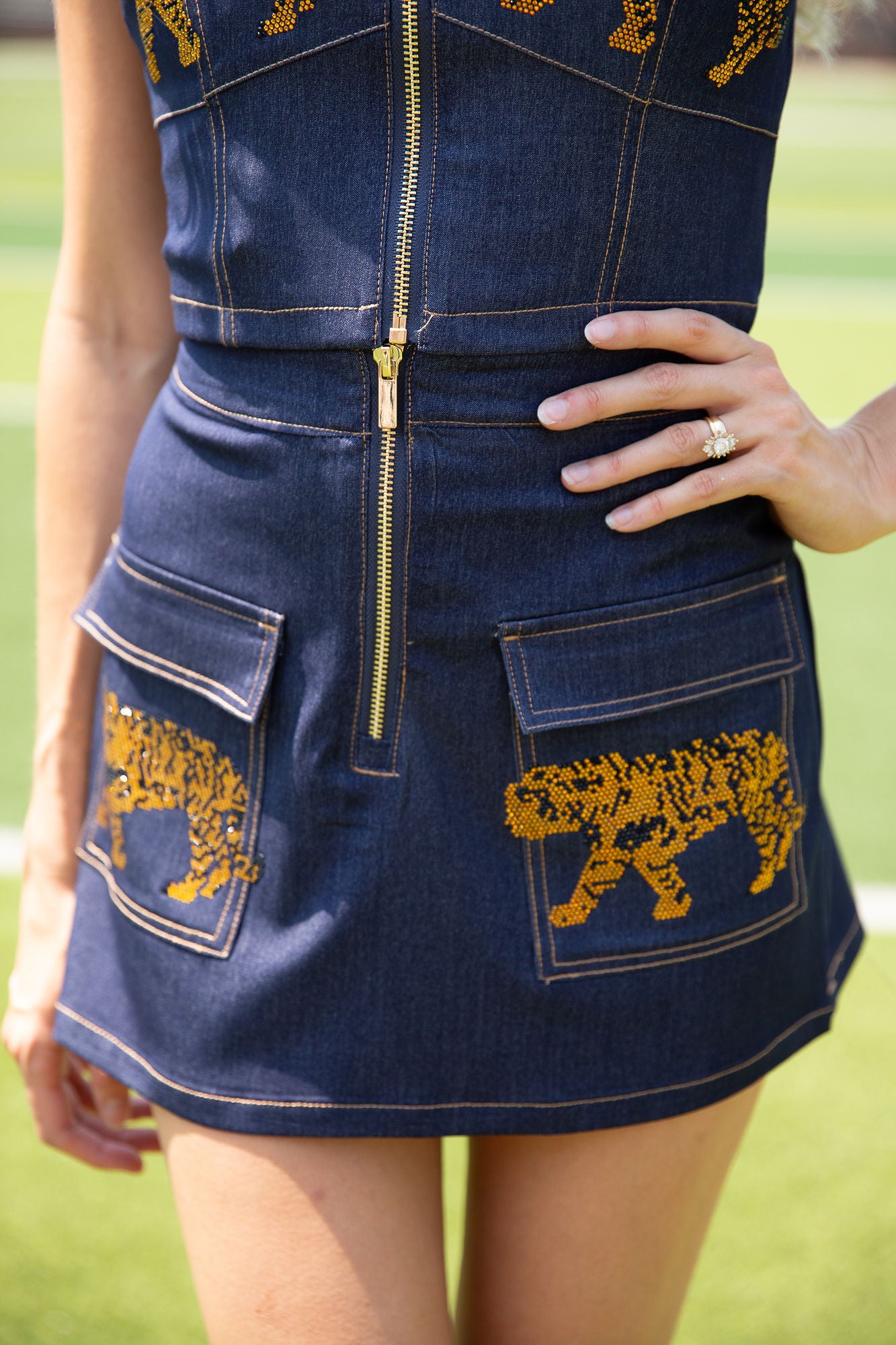 TOUCHDOWN TIGER DENIM SET SET Judith March