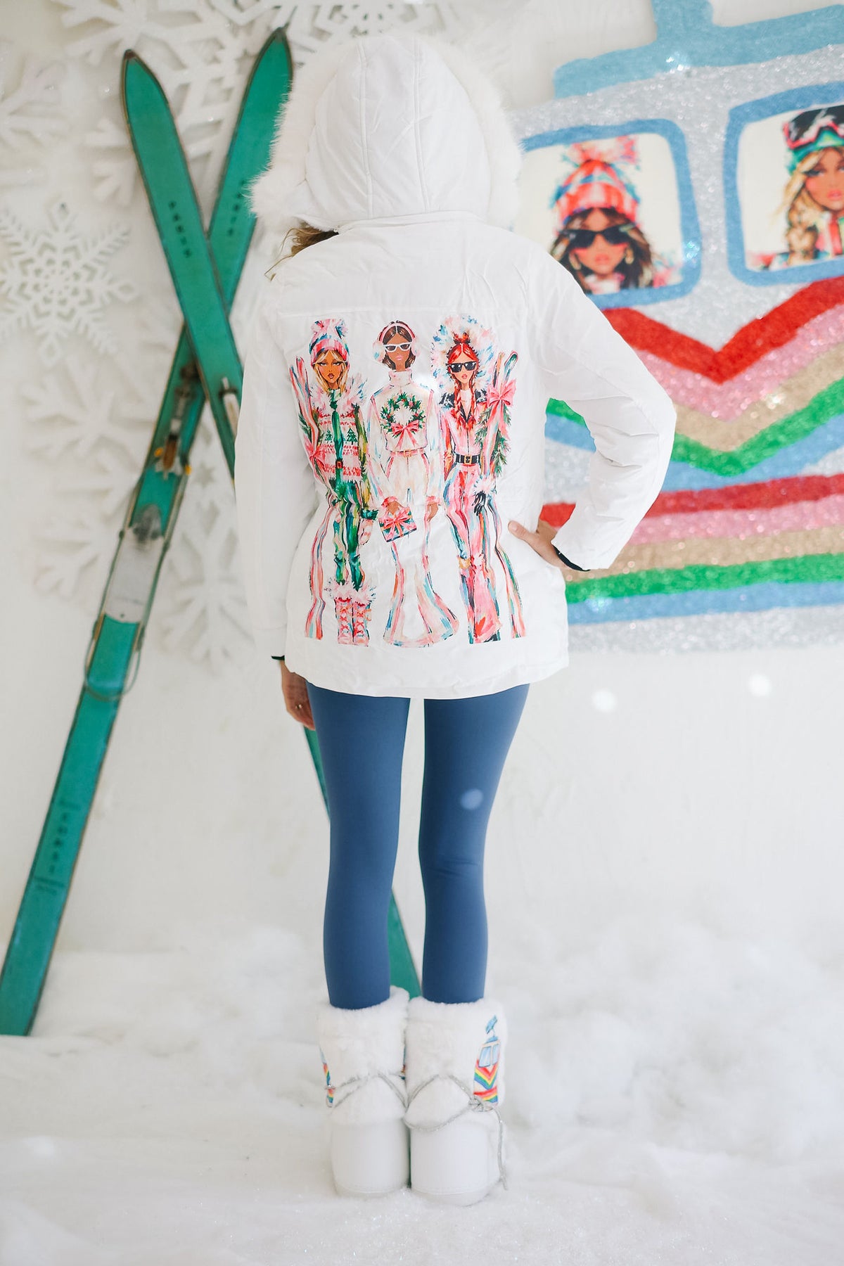 APRÈS IT GIRLS WHITE SKI JACKET JACKET Judith March