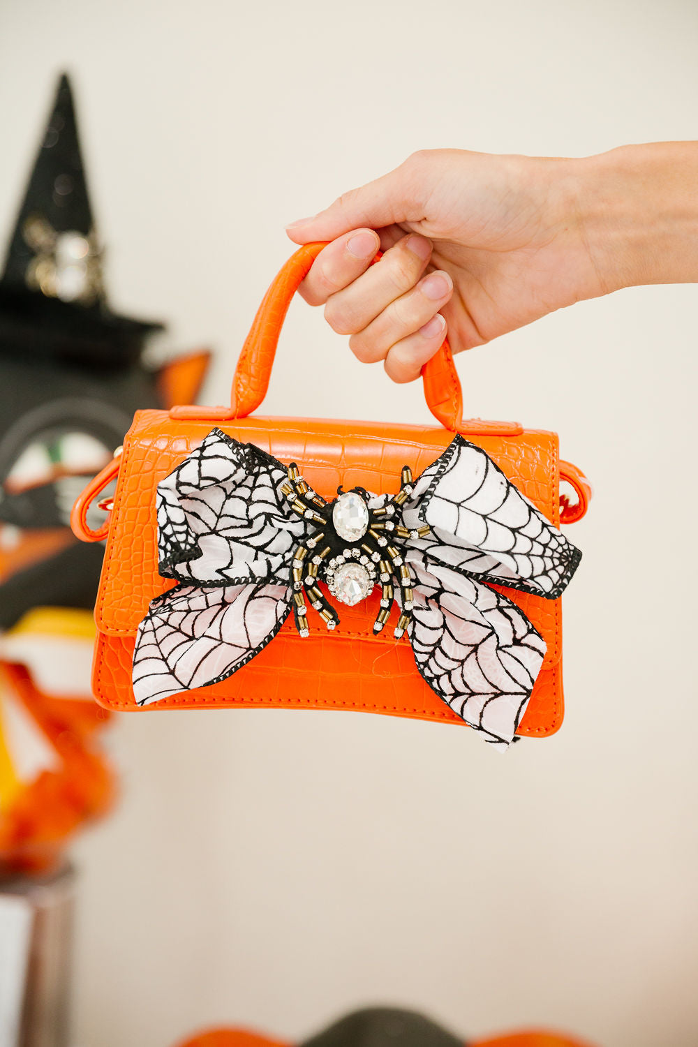 ORANGE YOU SPOOKY BAG Clutch Judith March