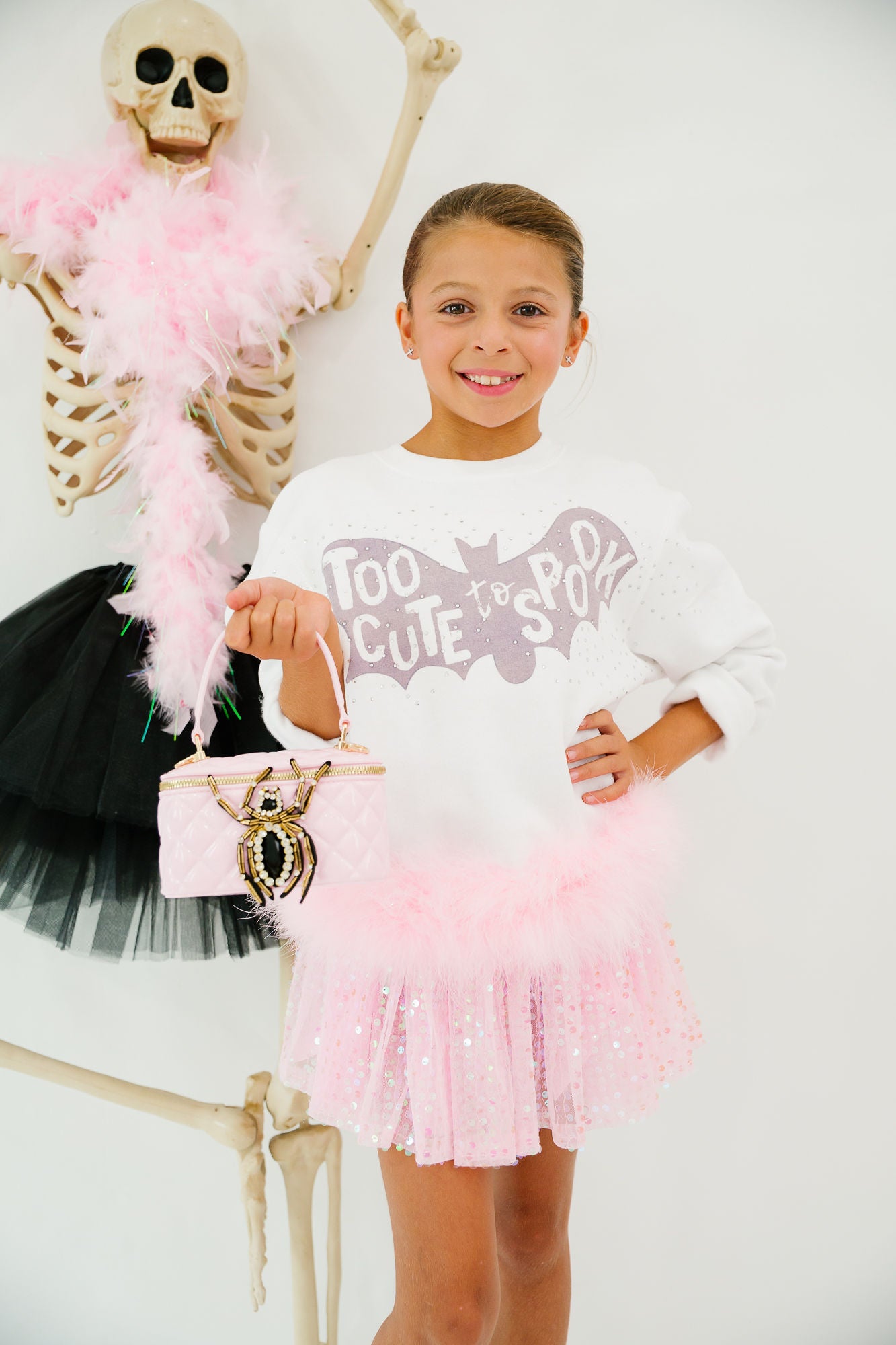 MINI KIDS TOO CUTE TO SPOOK PULLOVER PULLOVER Judith March