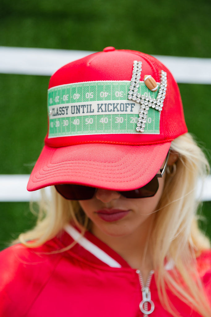 CUSTOM DOWN THE FIELD TRUCKER HAT TRUCKER HAT Judith March   