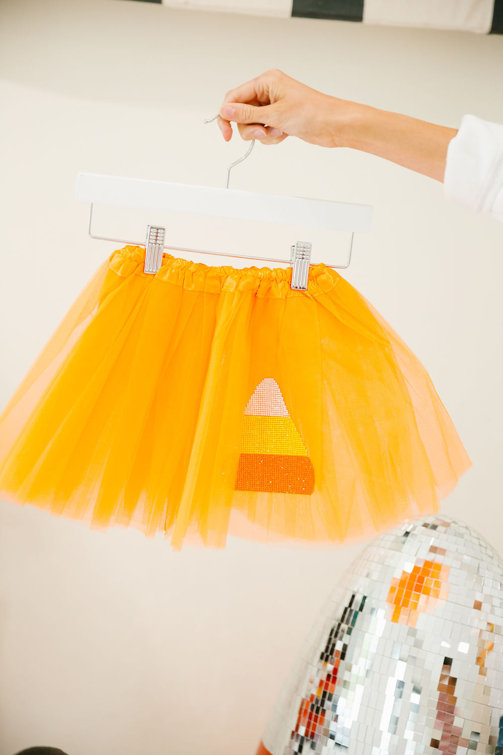 MINI KIDS CANDY CORN TUTU PULLOVER Judith March
