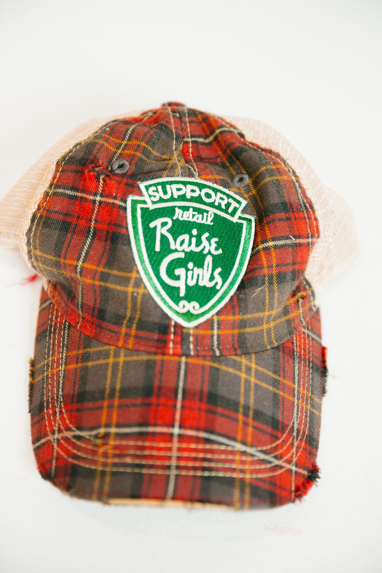 *SUPPORT RETAIL RAISE GIRLS PLAID HAT HAT Judith March