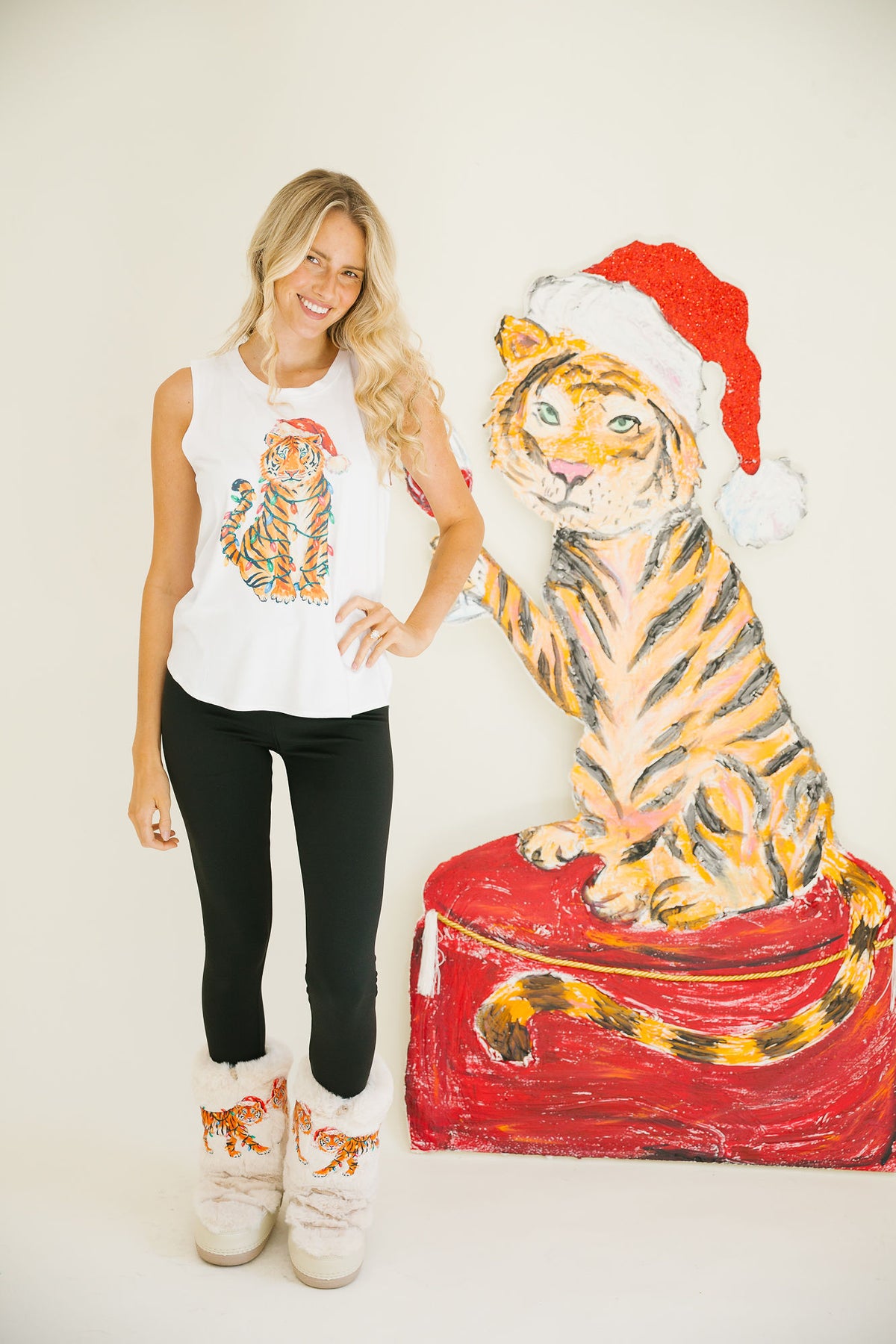 THE TANGLED TIGER TEE/TANK TEE Judith March