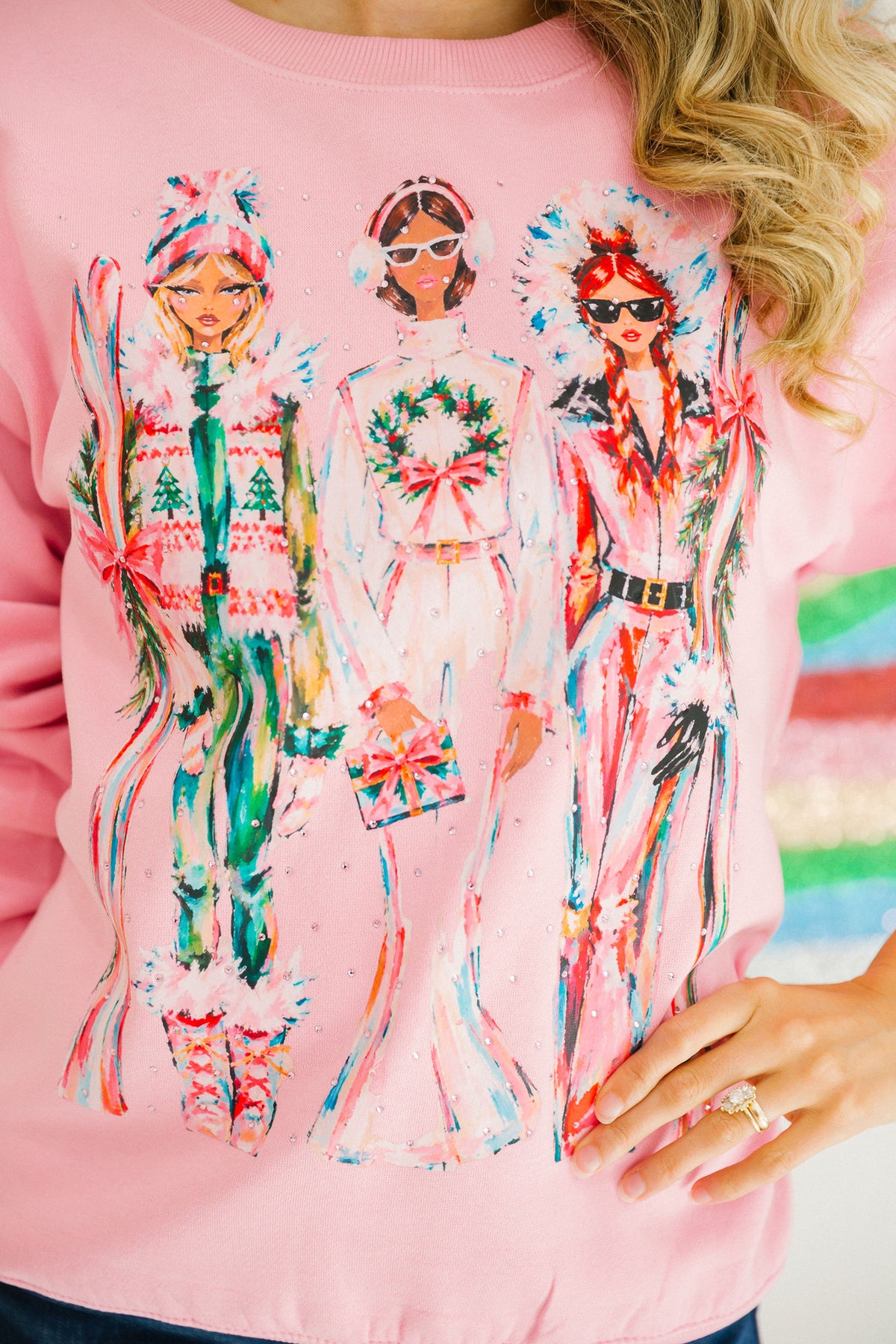 APRÈS IT GIRLS PINK PULLOVER PULLOVER Judith March