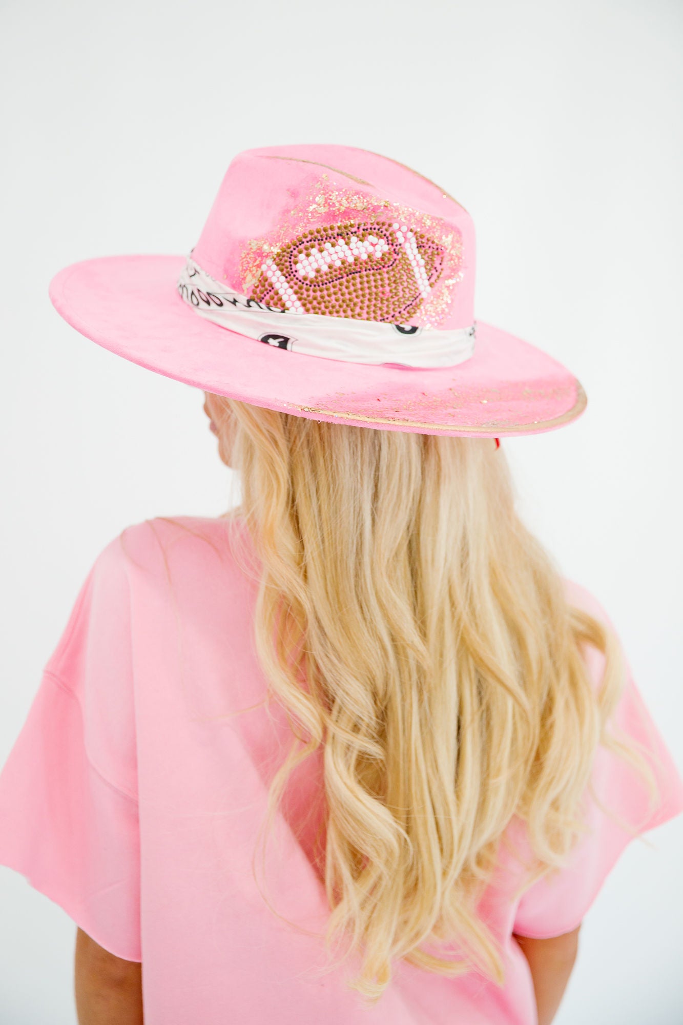 TOUCHDOWN PINK RANCHER HAT RANCHER HAT Judith March