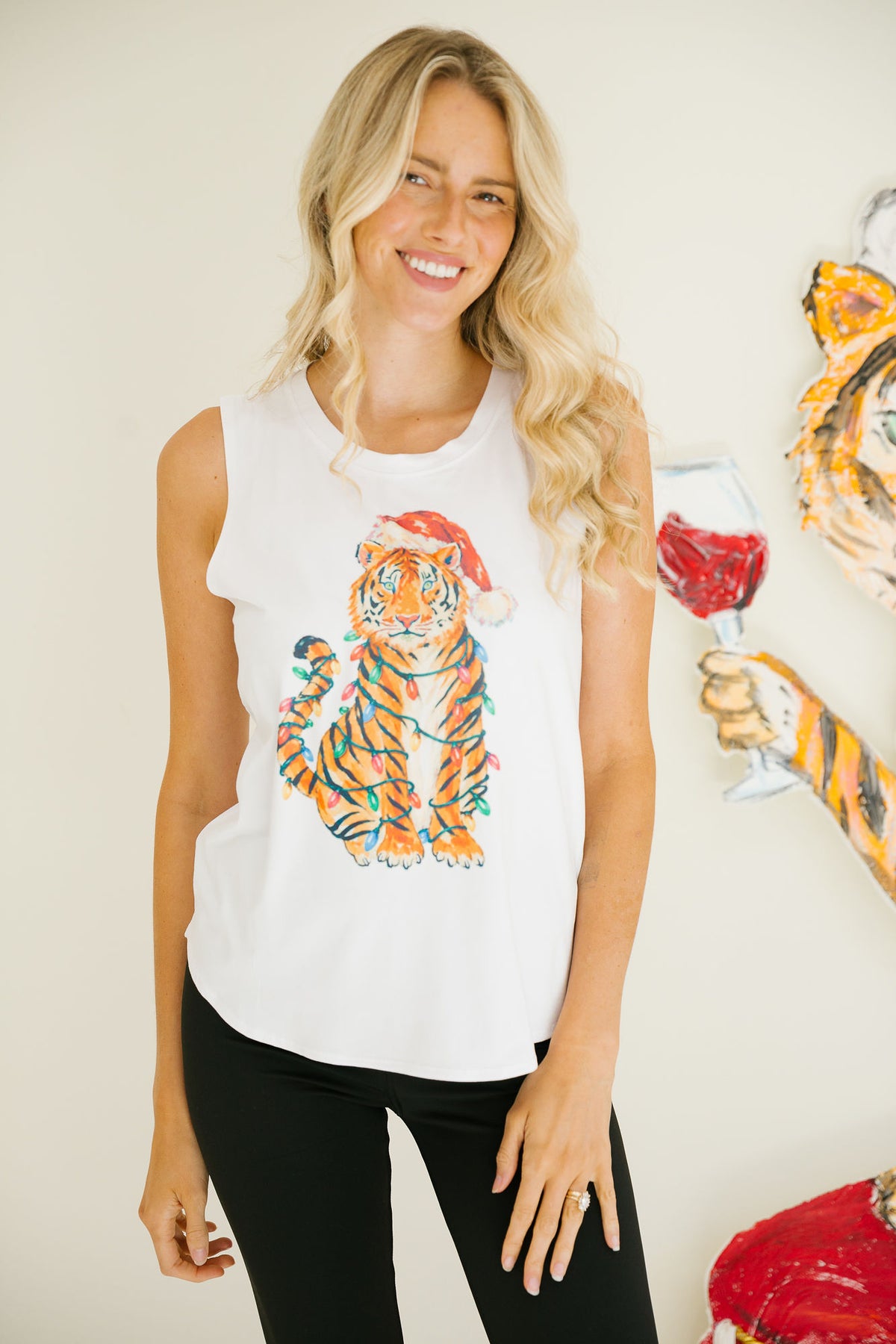 THE TANGLED TIGER TEE/TANK TEE Judith March