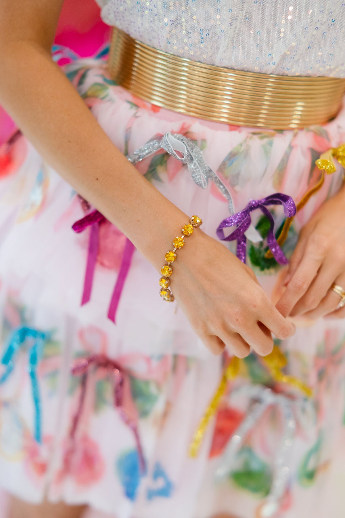 THE GOLDEN GIRL STATEMENT BRACELET BRACELET Judith March
