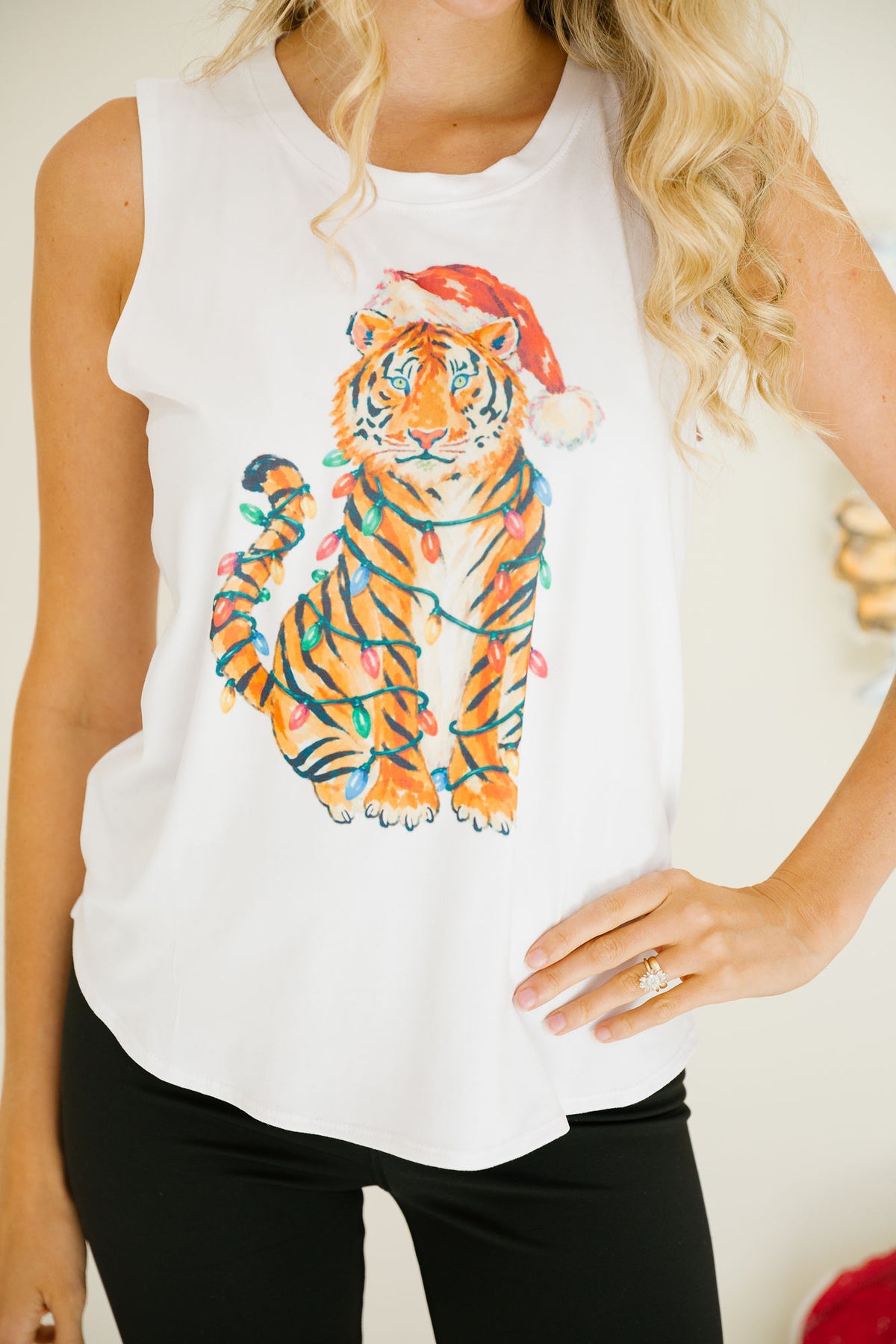 THE TANGLED TIGER TEE/TANK TEE Judith March