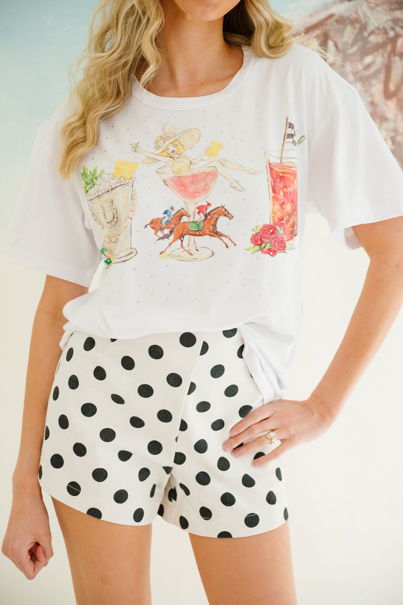 SIPS AT THE STAKES TEE TEE Judith March