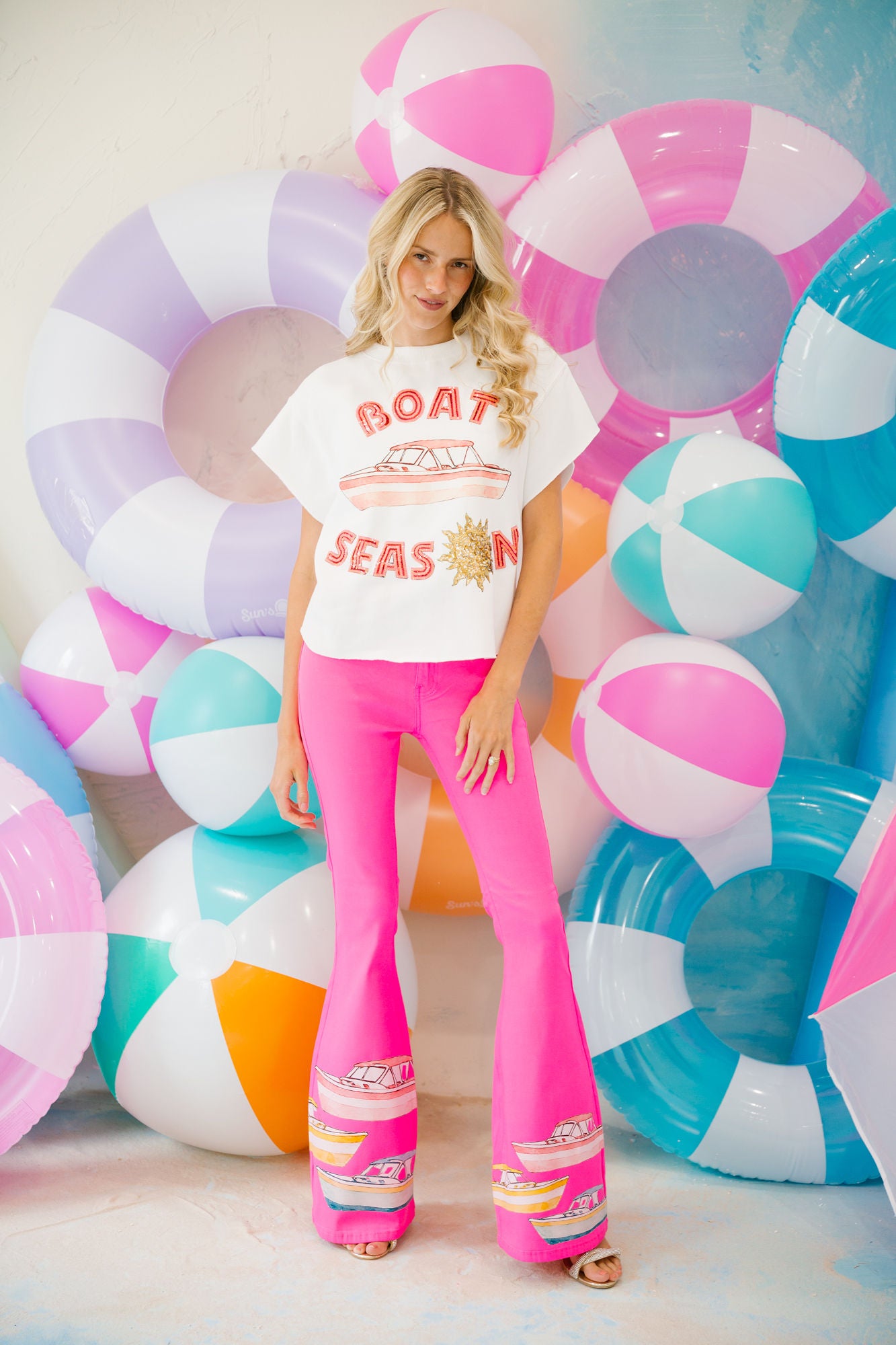 SET SAIL PINK FLARES