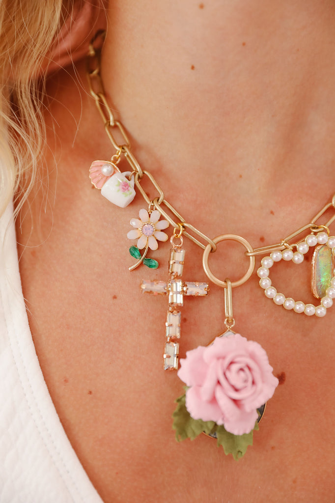 THE KATE CHARM NECKLACE NECKLACE Judith March   