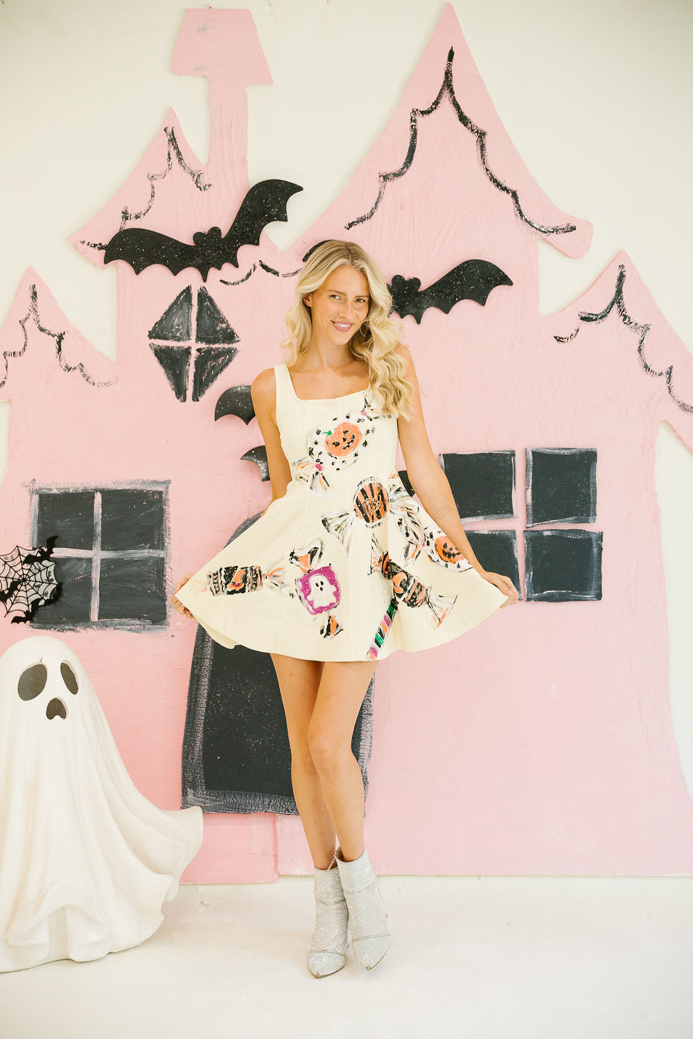 SPOOKY SWEETS YELLOW DRESS DRESS Judith March