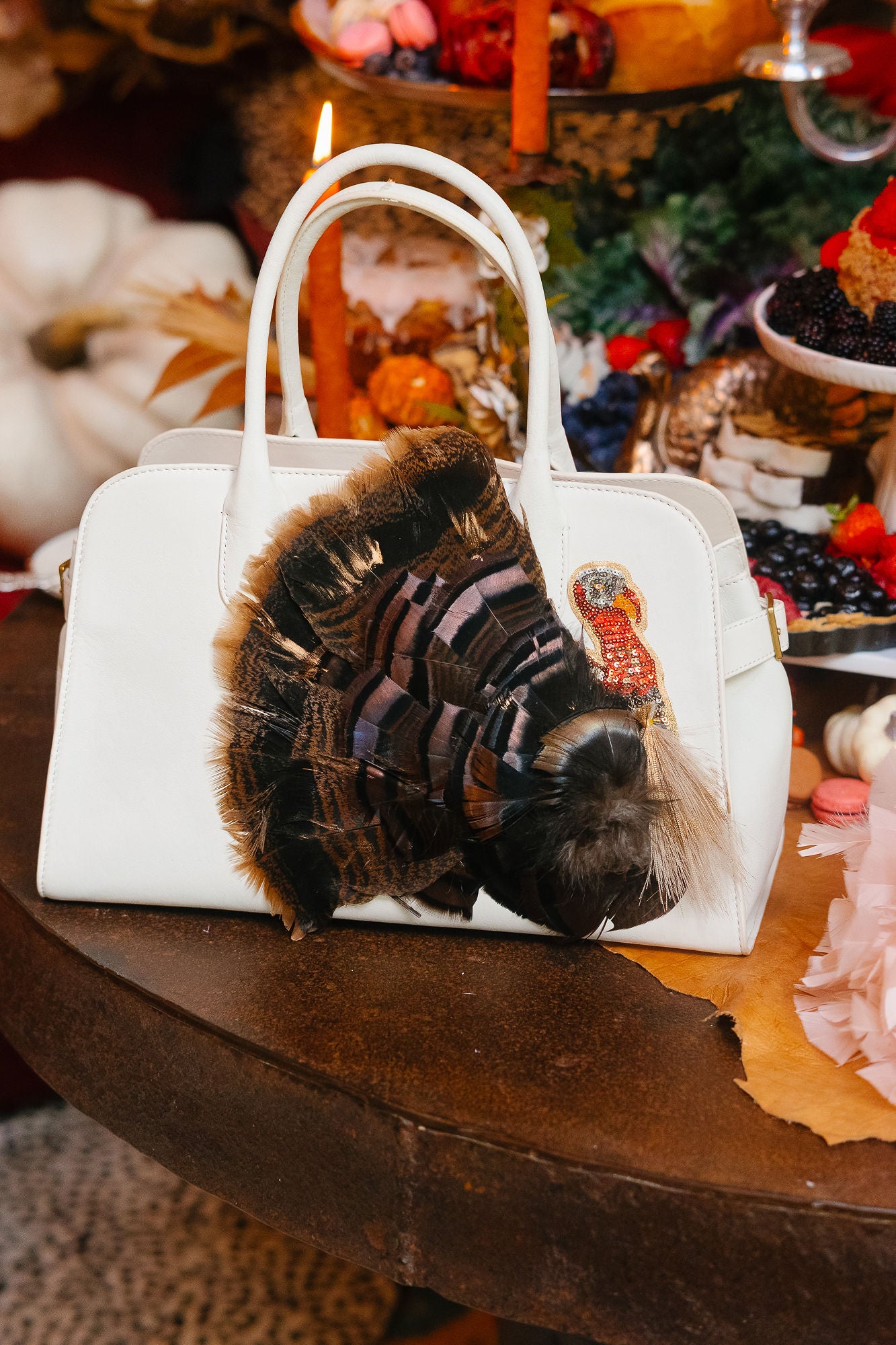 GOBBLE & GLAM HANDBAG (ONE OF A KIND) BAG Judith March