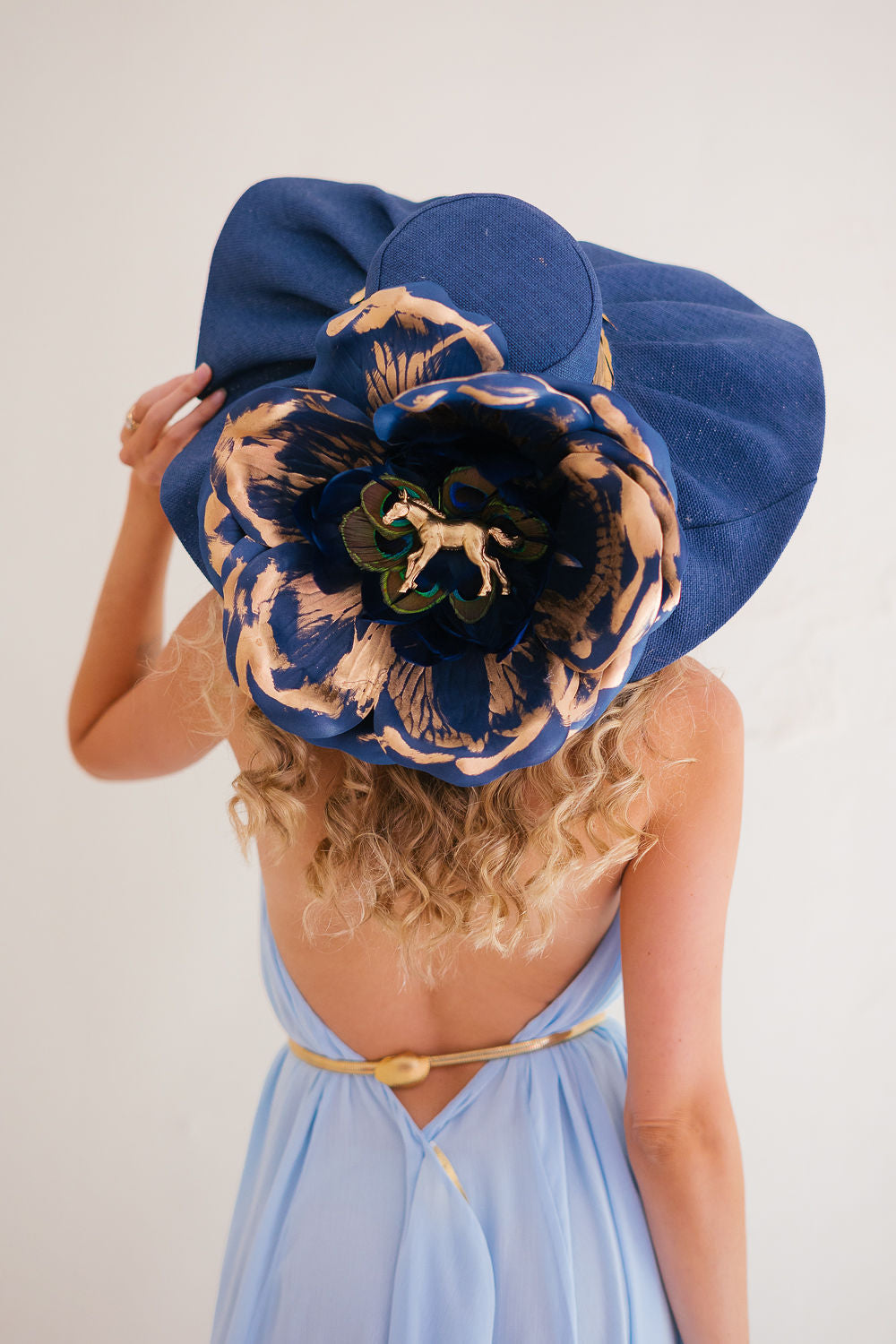 SAPPHIRE STAKES SUN HAT RANCHER HAT Judith March