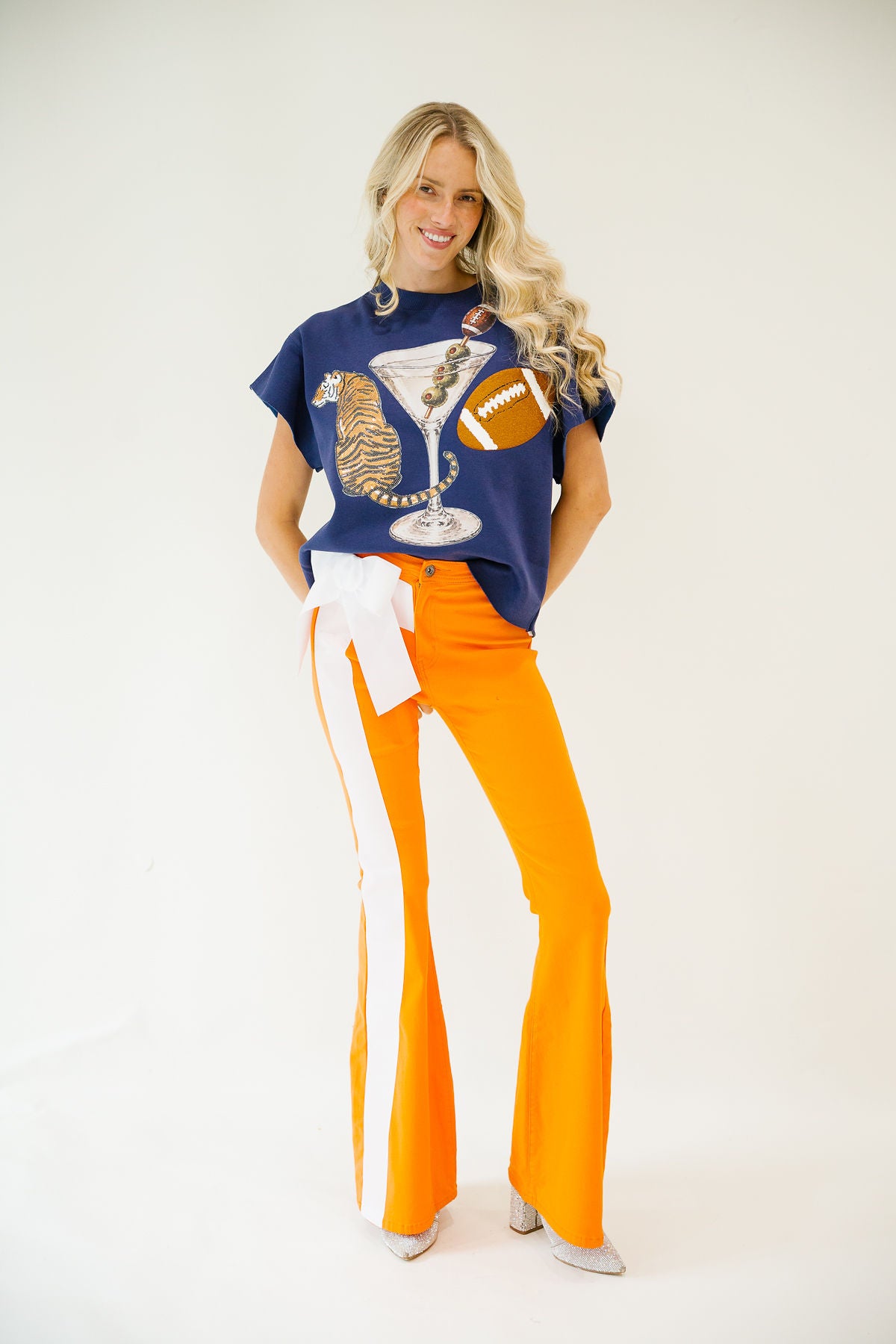TIGERS & TINIS NAVY PULLOVER