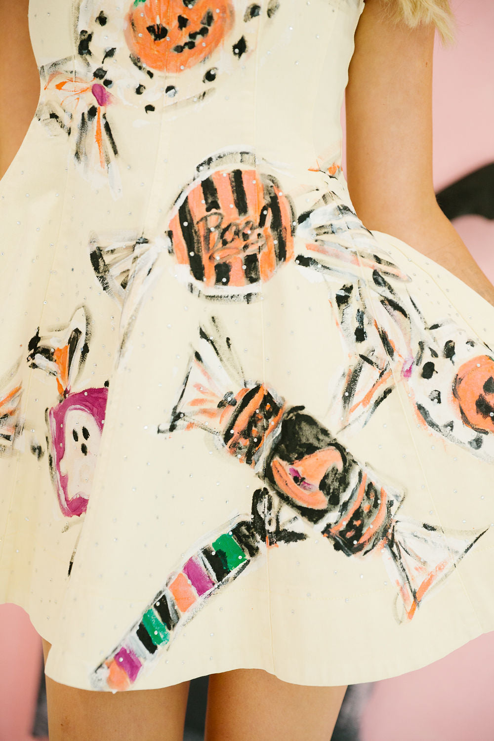 SPOOKY SWEETS YELLOW DRESS DRESS Judith March