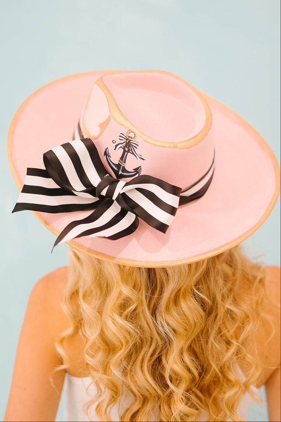 SAILING BOW PINK RANCHER HAT HAT Judith March