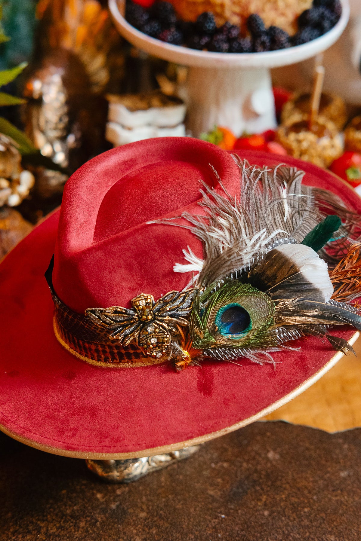 THE SCARLET SEASON RANCHER HAT RANCHER HAT Judith March