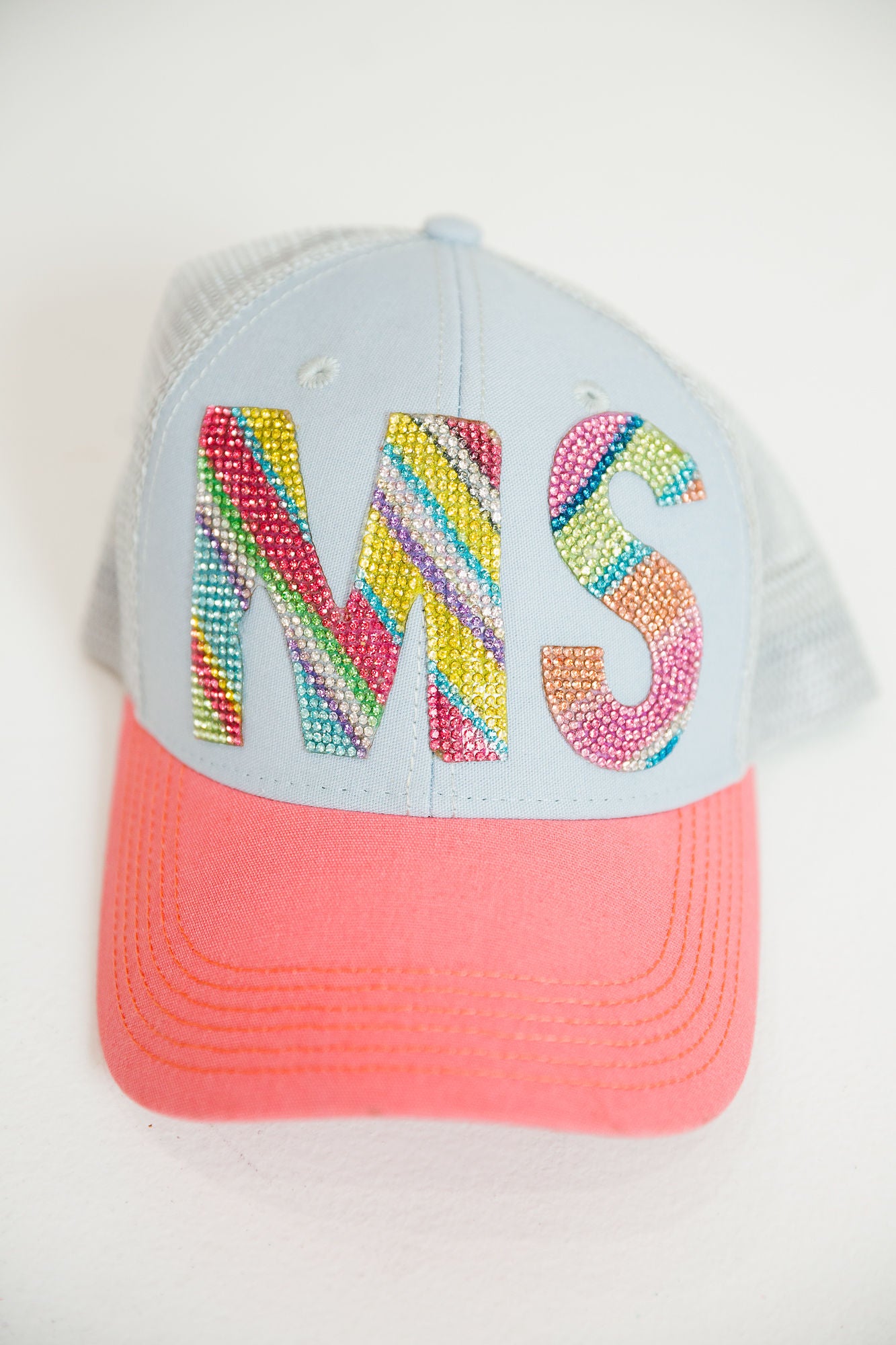 *MISSISSIPPI COLOR BLOCK STRUCTURED HAT HAT Judith March