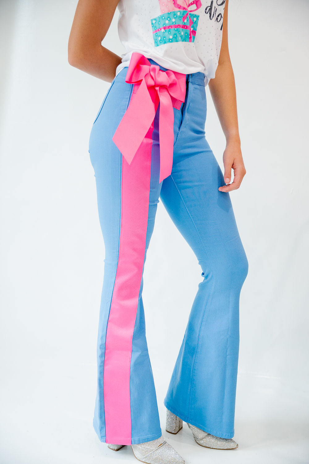 TIS THE SEASON BLUE FLARES FLARES Judith March