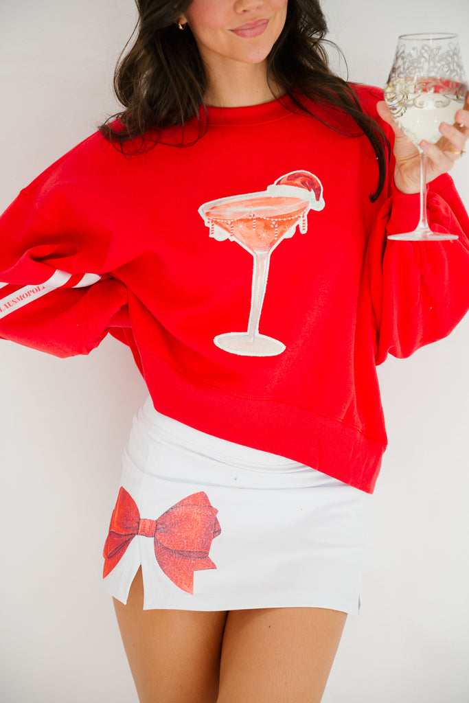 HOLIDAY CHEERS RED PULLOVER PULLOVER Judith March   