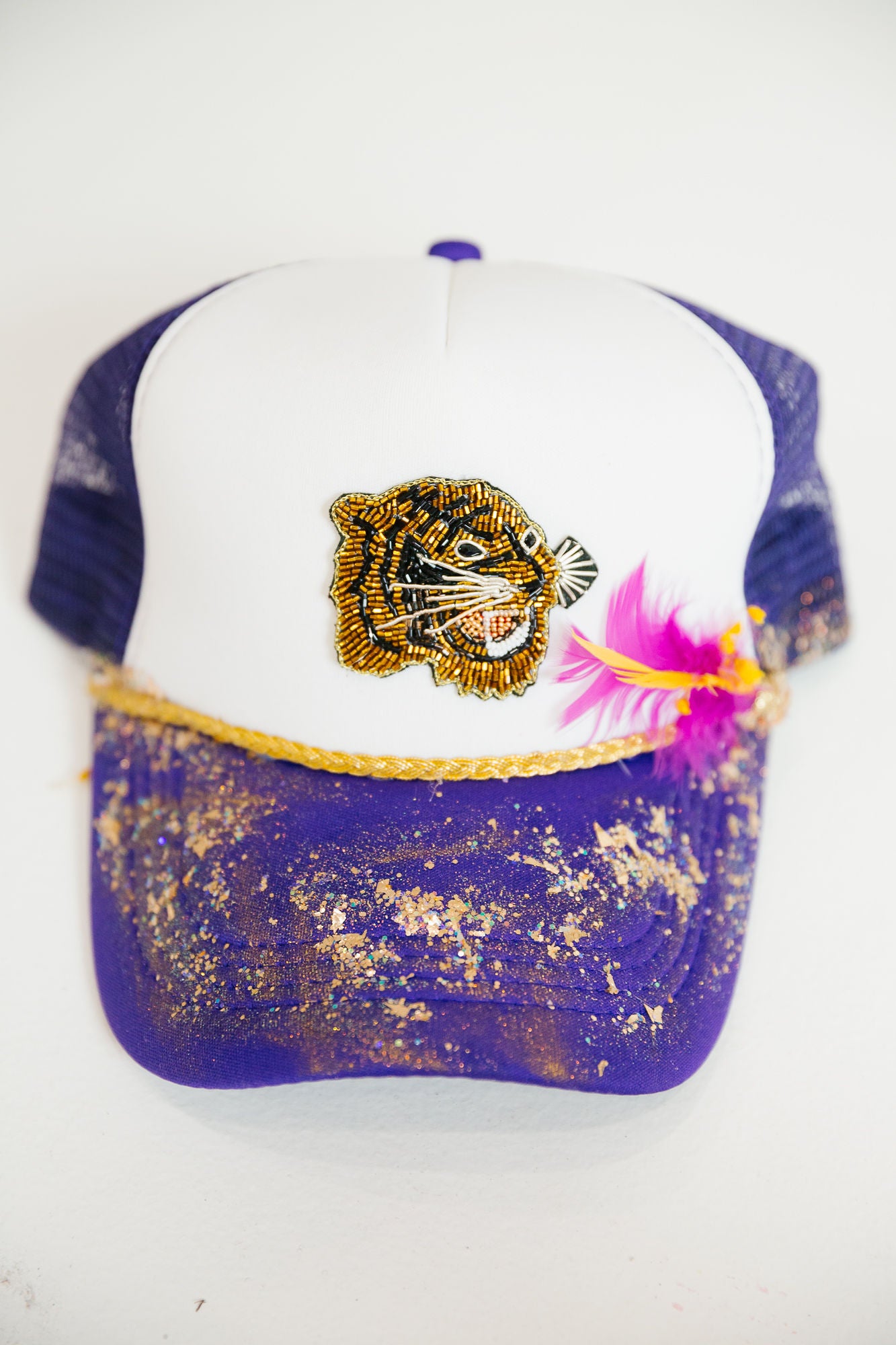 GO GET EM TIGER TRUCKER HAT TRUCKER HAT Judith March
