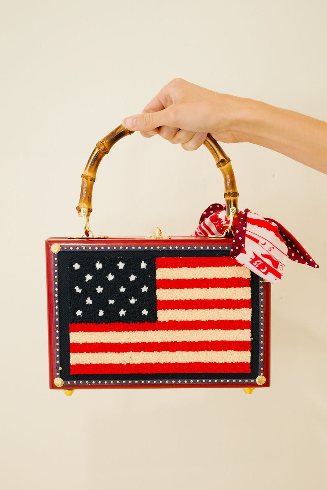 THE OLD GLORY RED PURSE - BY DARLING AND COMPANY
