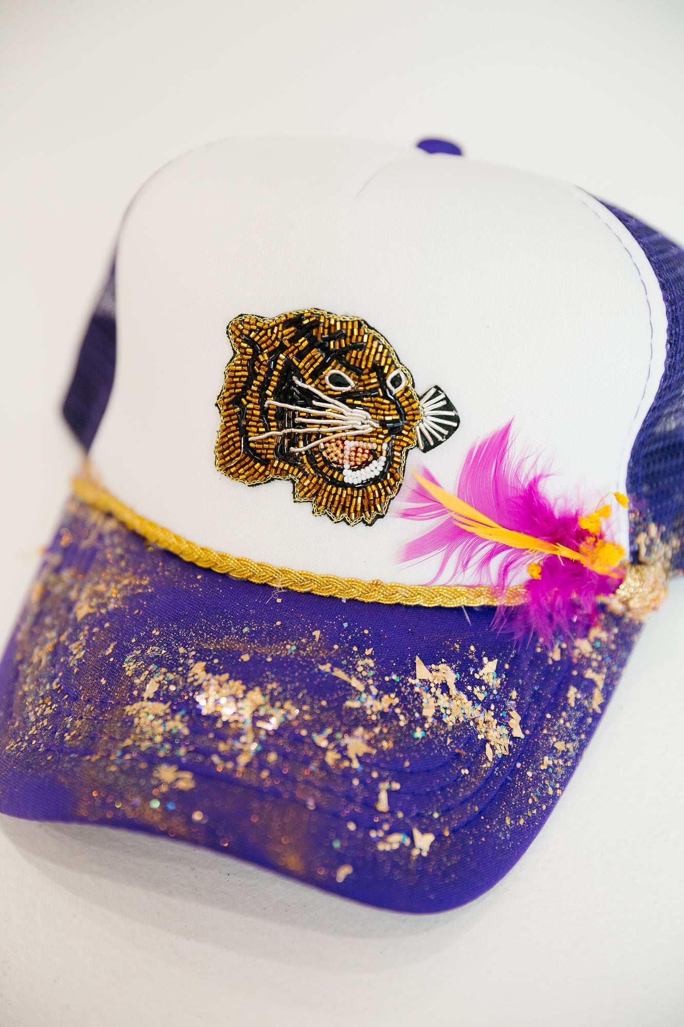 GO GET EM TIGER TRUCKER HAT TRUCKER HAT Judith March