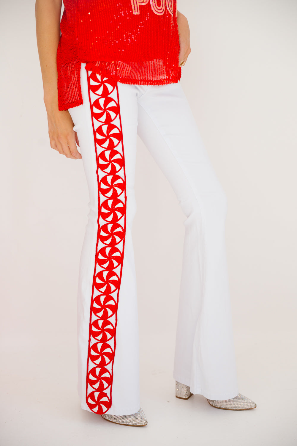 PEPPERMINT POP FLARES FLARES Judith March