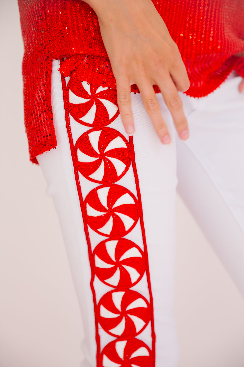 PEPPERMINT POP FLARES FLARES Judith March