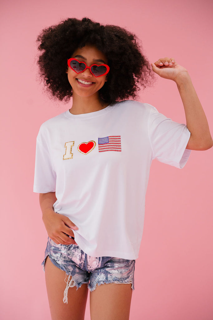IN LOVE WITH AMERICA TANK TANK Judith March   