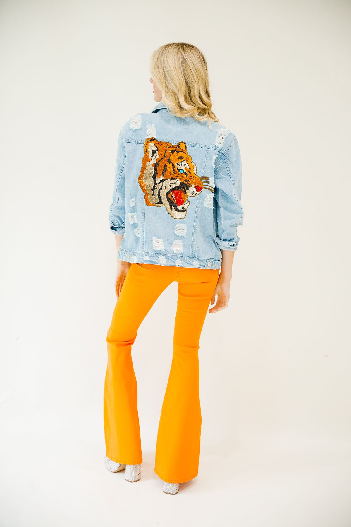 IN THE JUNGLE DENIM JACKET gameday23 Judith March