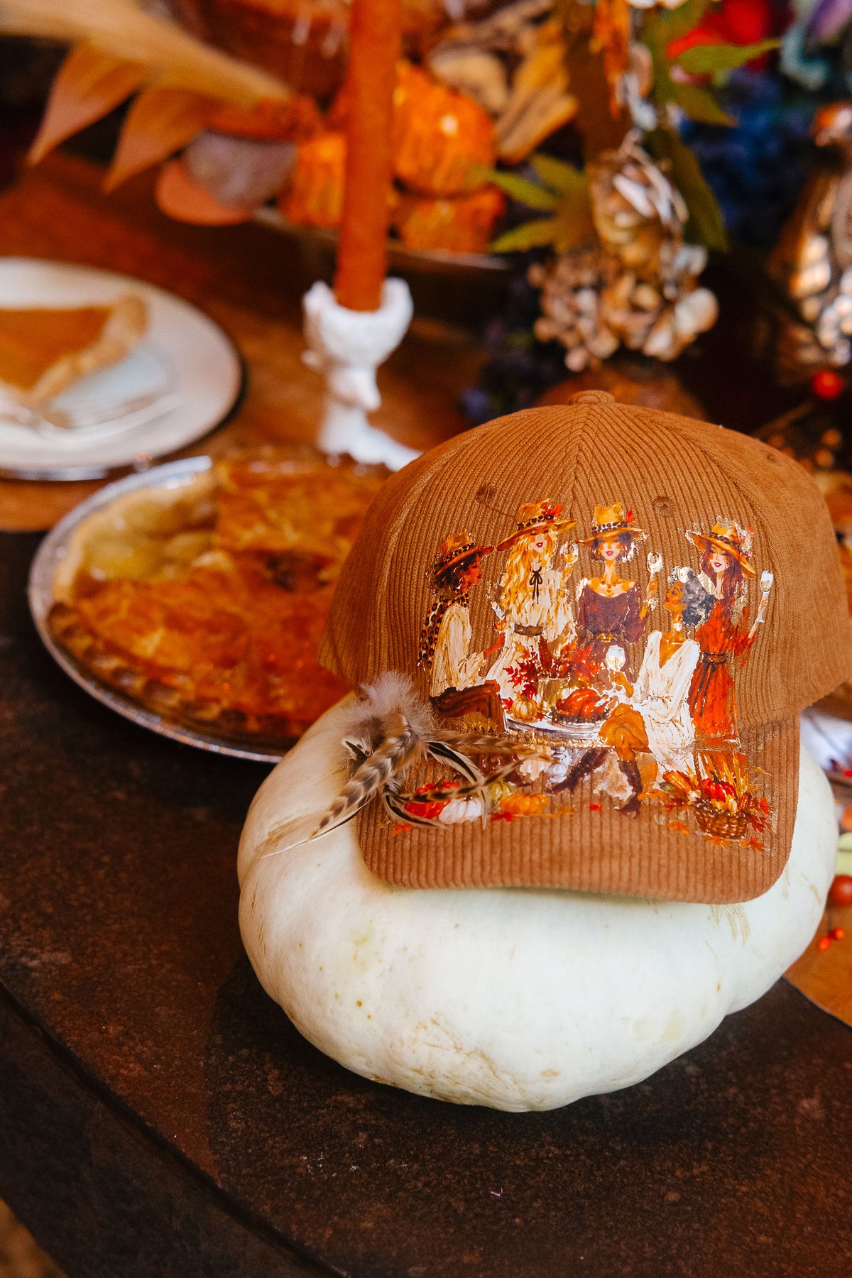 HARVEST HAPPY HOUR CORDUROY TRUCKER HAT TRUCKER HAT Judith March