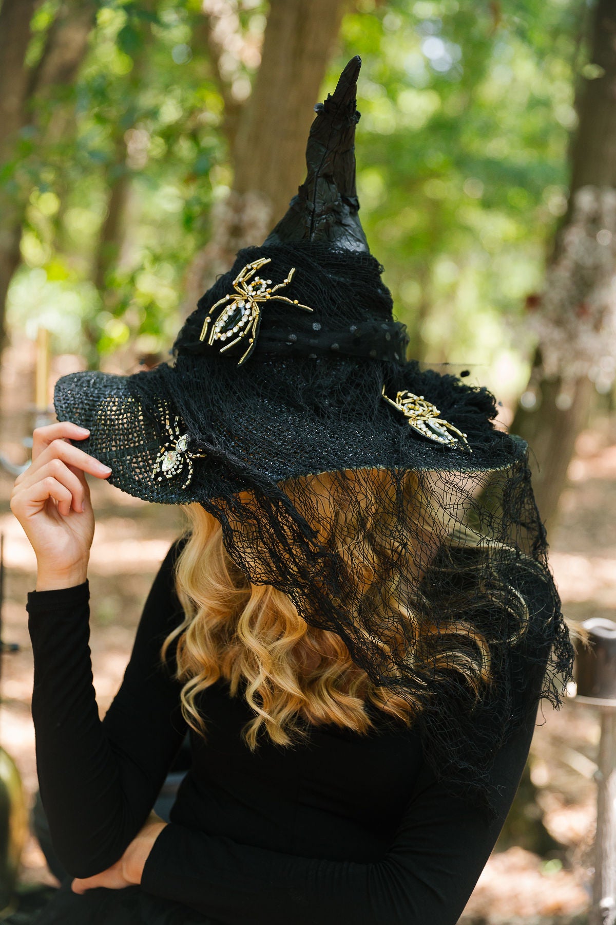 THE SPINNING SPELLS WITCH HAT (ONE OF A KIND)