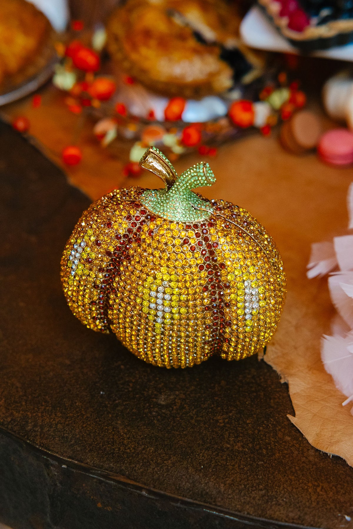 GILDED PUMPKIN CLUTCH Clutch Judith March