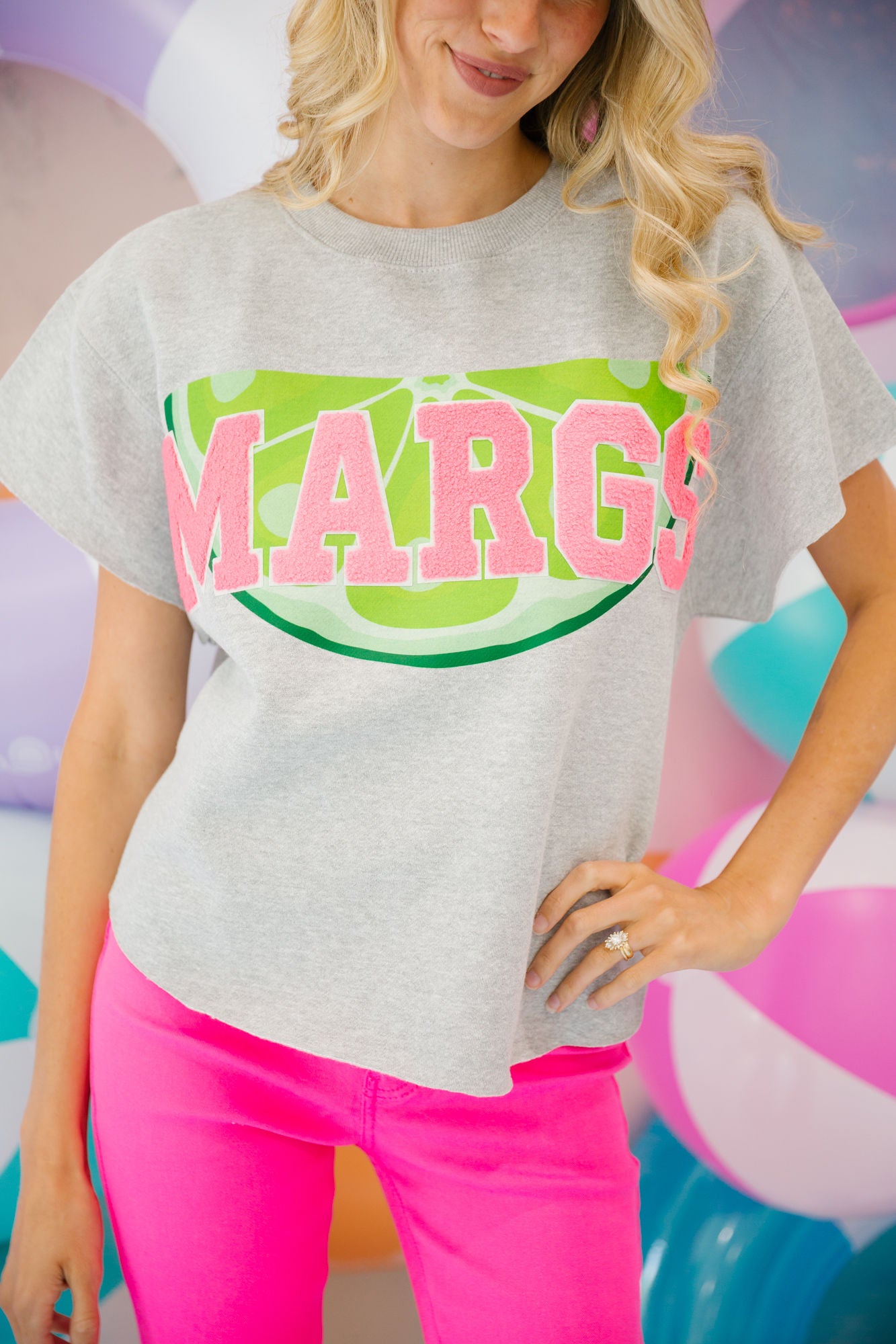 MARGS PLEASE GRAY PULLOVER SWEATER Judith March