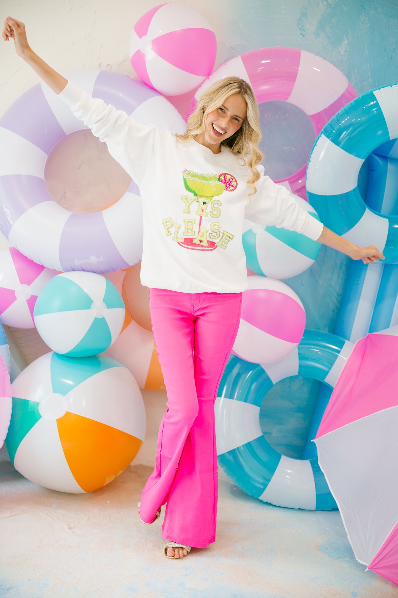 MARGS? YES PLEASE PULLOVER SWEATER Judith March