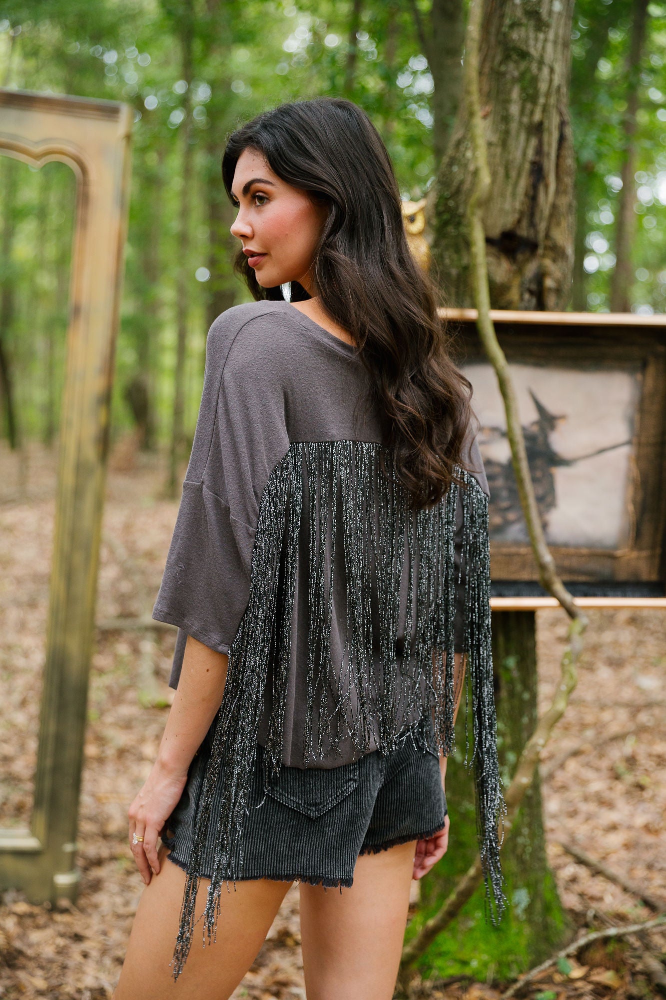 WITCHY WOMAN FRINGE TEE TEE Judith March