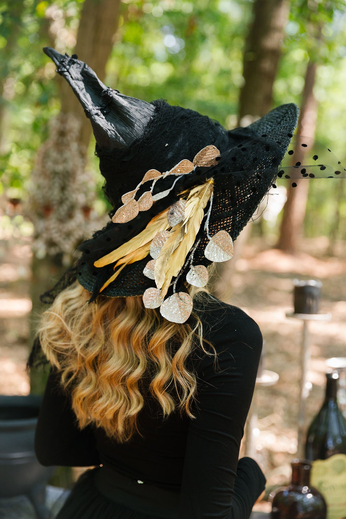 THE SPINNING SPELLS WITCH HAT (ONE OF A KIND)