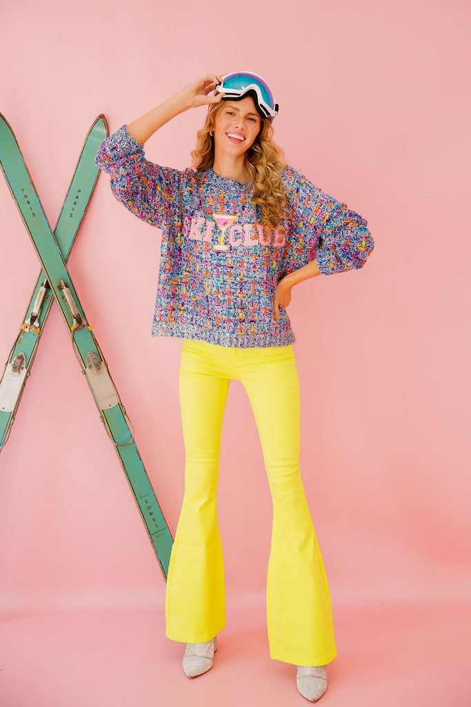 SKI CLUB TWEED SWEATER SWEATER Judith March