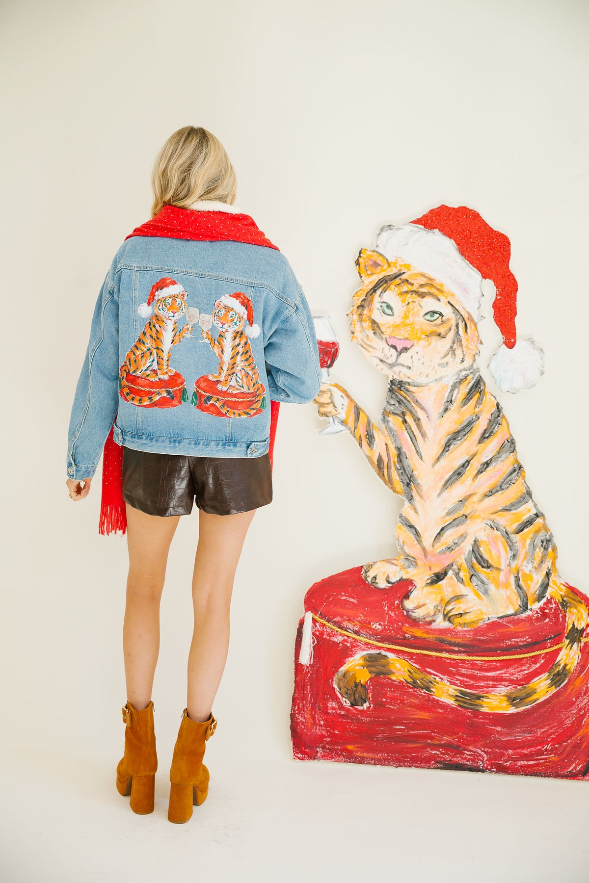 THE TIGER TOASTS SHERPA DENIM JACKET JACKET Judith March
