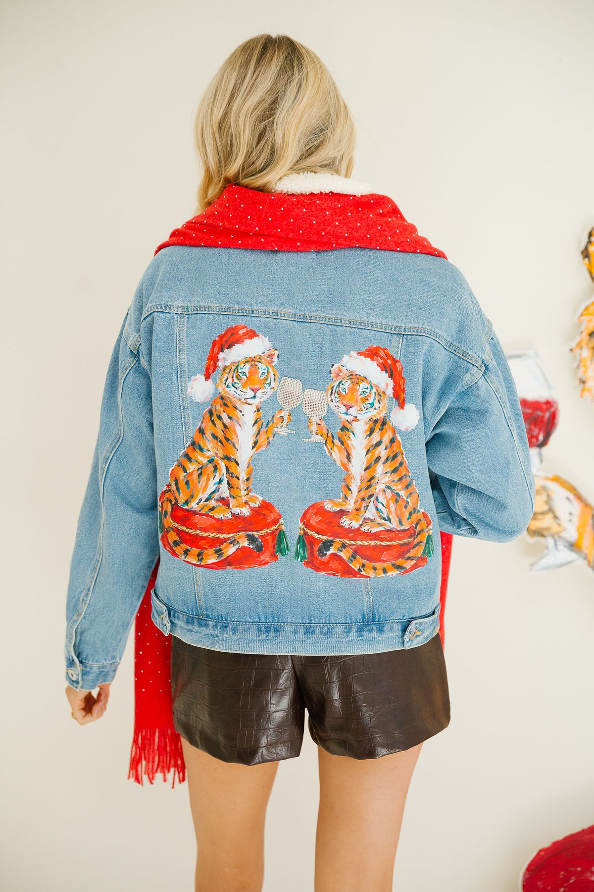 THE TIGER TOASTS SHERPA DENIM JACKET JACKET Judith March