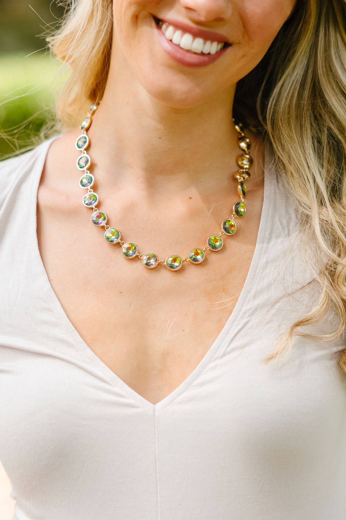 THE LUMINOUS LUXE STATEMENT NECKLACE NECKLACE Judith March