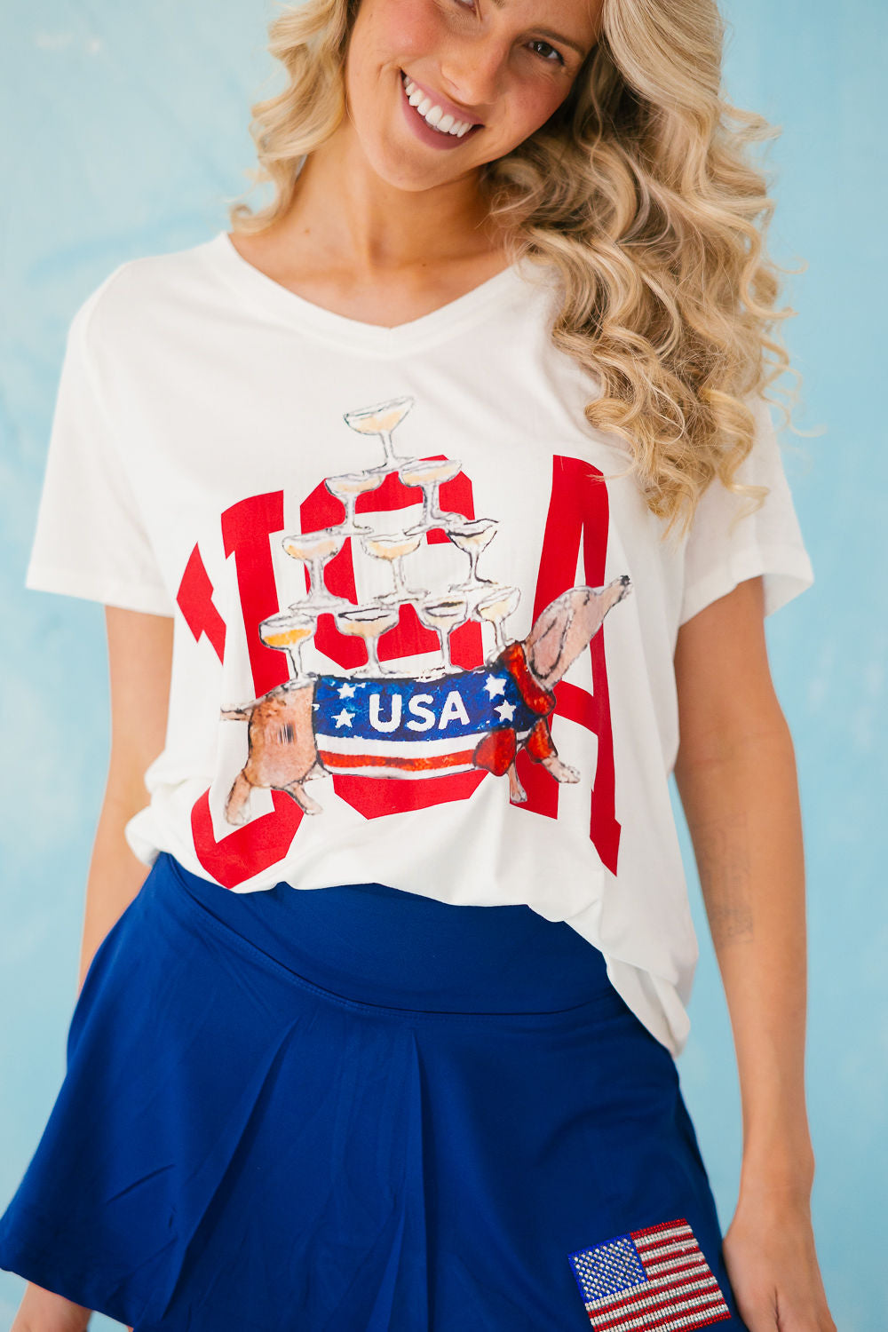 PARTY IN THE USA TEE TEE Judith March