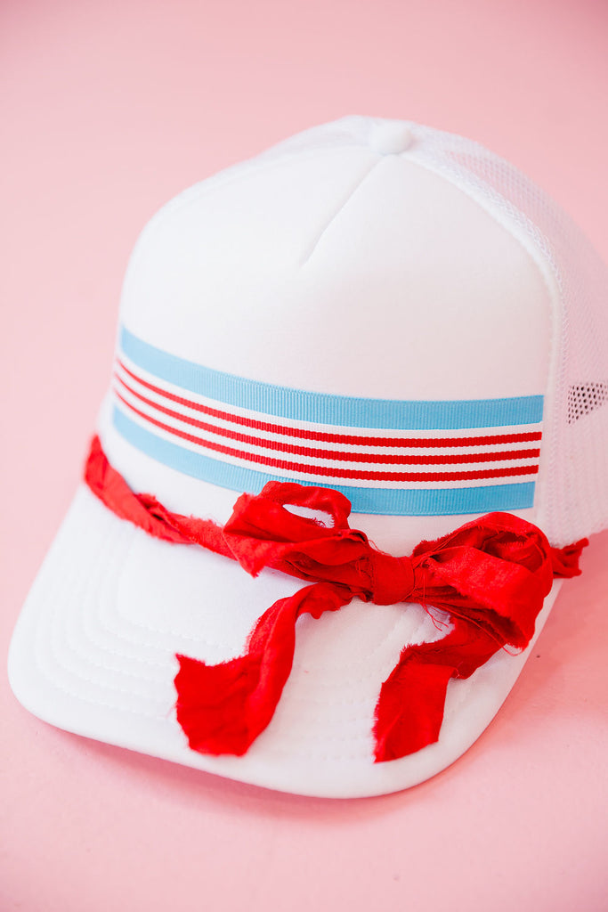 PARTY IN THE USA TRUCKER HAT TRUCKER HAT Judith March   