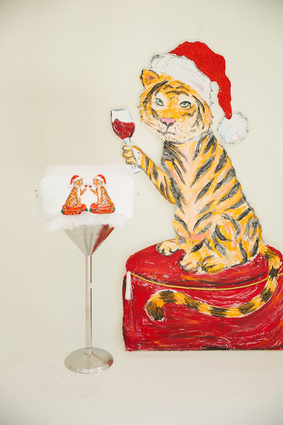 THE TIGER TOASTS WHITE TERRY BAG TERRY BAG Judith March