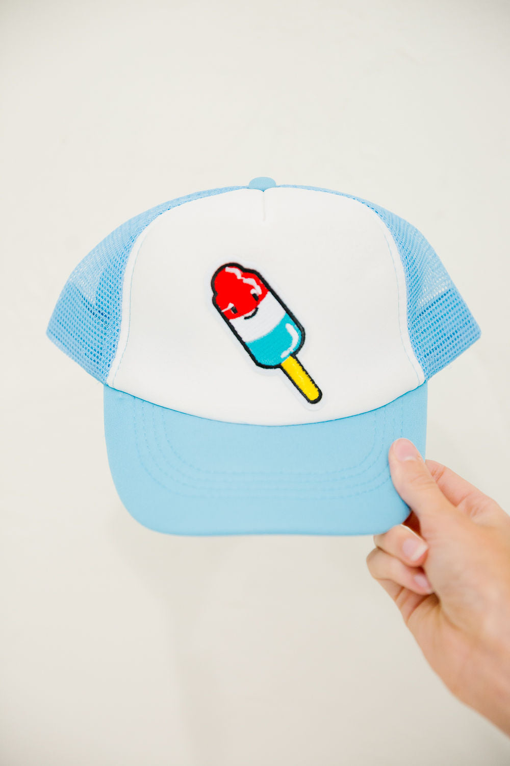**MINI KIDS USA POPSICLE BLUE TRUCKER HAT HAT Judith March
