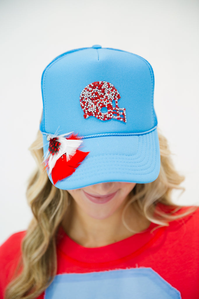 LIGHT BLUE HELMET TRUCKER LIMITED EDITION Judith March   