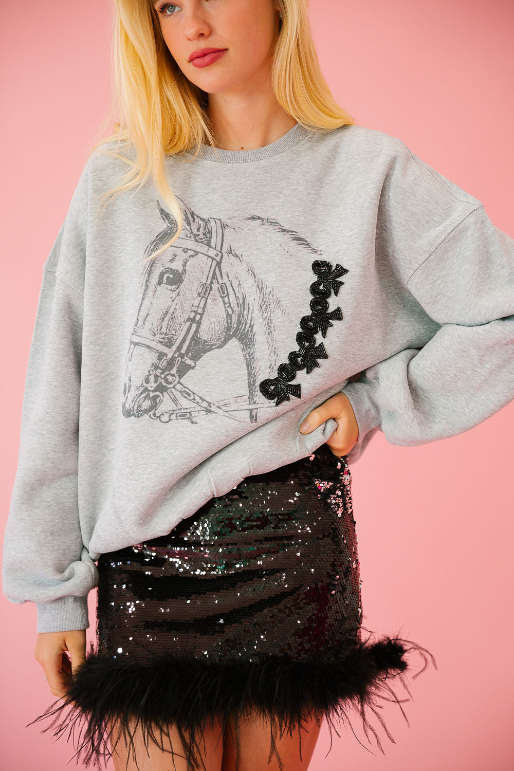 RACE WINNER GREY PULLOVER pullover Judith March